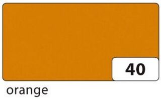 Transparentpapier - orange, 50,5 cm x 70 cm, 115 g/qm, 5 St.