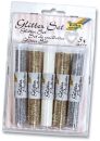 Glitterset - farbig sortiert, 5 Stück à 14g,...