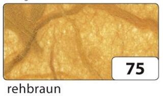 Strohseide - 47 x 64 cm, rehbraun, 10 St.
