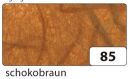 Strohseide - 47 x 64 cm, schokobraun, 10 St.