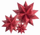 Bascetta Stern - Deep Jungle, rot, Ø 15 cm, 1 St.
