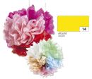 Blumenseide - 50 x 70 cm, 5 Bogen, altgold, 1 St.
