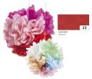 Blumenseide - 50 x 70 cm, 5 Bogen, weinrot, 1 St.