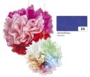Blumenseide - 50 x 70 cm, 5 Bogen, dunkelblau, 1 St.