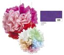 Blumenseide - 50 x 70 cm, 5 Bogen, violett, 1 St.
