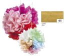 Blumenseide - 50 x 70 cm, 5 Bogen, gold, 1 St.