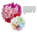 Blumenseide - 50 x 70 cm, 5 Bogen, silber, 1 St.