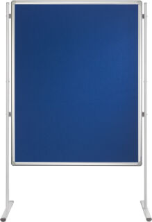 Textiltafel PRO, beidseitig verwendbar, 120 x 90 cm, blau