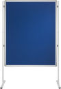 Textiltafel PRO, beidseitig verwendbar, 120 x 90 cm, blau