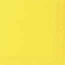 Servietten 3lagig Tissue Uni gelb, 33 x 33 cm, 20...