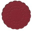 Tassenuntersetzer  - Ø 7,5 cm, bordeaux, 25...