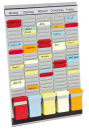 T-Kartentafel OfficePlaner, 31,5 x 49 cm, 5 Module, 20...