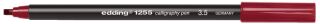 1255 Kalligrafie Stift - Fasermaler, 3,5 mm, karmesin, 1 St.