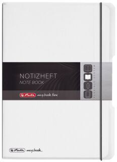 Notizheft flex - A4, PP, 2x 40 Blatt, liniert/kariert, transluzent, 1 St.