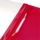 Sichthefter - A4 überbreit, transparenten Deckel, rot, 5 St.