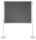 Magnetische Schreibtafel / Filztafel PRO, 120 x 90 cm