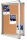 Schaukasten ECO für 12x A4, Flügeltüren, 96 x 104 x 4,5 cm, braun