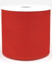 Zierband Tüll - 100 mm x 50 m, rot, 1 St.