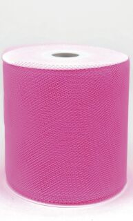 Zierband Tüll - 100 mm x 50 m, rosa, 1 St.