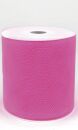 Zierband Tüll - 100 mm x 50 m, rosa, 1 St.