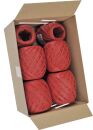 Bast Raffia - 7 mm x 30 m, dunkelrot, 10 St.