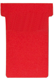 T-Karten Größe 3, Kartenträgermodule, 91 mm, rot, Schachtel mit 100 Stück