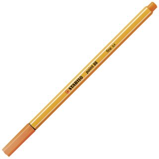 Fineliner - point 88 - gelbrot, 1 St.