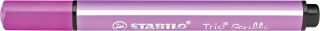 Gefederter Dreikant-Filzstift - Trio Scribbi - Einzelstift - rosa, 5 St.