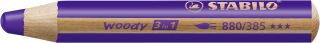 Multitalent-Stift woody 3 in 1 - violett, 1 St.