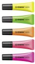 Textmarker - NEON - 5er Pack - gelb, grün, orange, pink, magenta, 1 St.