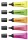 Textmarker - NEON - 5er Pack - gelb, grün, orange, pink, magenta, 1 St.
