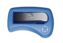 Ergonomischer Druck-Bleistift für Rechtshänder - EASYergo 3.15 in hellblau/dunkelblau - Einzelstift - inklusive 1 dicken Mine - Härtegrad HB & Spitzer, 1 St.