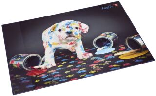 Schreibunterlage Motiv bunter Hund, 1 St.