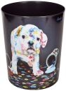 Papierkorb - 13 L, bunter Hund, 1 St.
