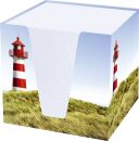 Notizklotz Leuchtturm - 900 Blatt, 70 g/qm, weiß,...