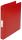 Ringbuch transparent - A4, 4-Ring, Ring-Ø 25 mm, rot-transparent, 1 St.