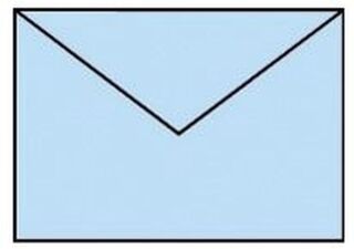 Coloretti Briefumschläge - C6, 5 Stück, himmelblau, 1 St.
