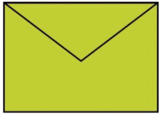 Coloretti Briefumschläge - B6, 5 Stück, hellgrün, 1 St.