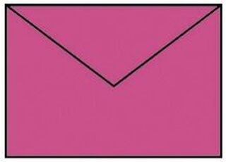 Coloretti Briefumschläge - B6, 5 Stück, pink, 1 St.