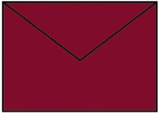 Coloretti Briefumschläge - B6, 5 Stück, rosso, 1 St.