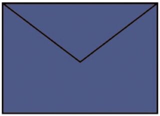 Coloretti Briefumschläge - B6, 5 Stück, jeans, 1 St.