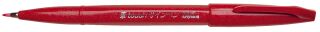 Kalligrafiestift Sign Pen Brush - Pinselspitze, rot, 10 St.