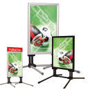 Kundenstopper SwingPro, DIN B2 silber
