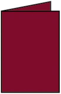 Coloretti Doppelkarte - A6 hoch, 5 Stück, rosso, 1 St.