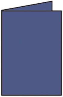 Coloretti Doppelkarte - B6 hoch, 5 Stück, jeans, 1 St.