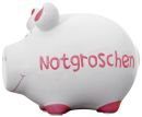 Spardose Schwein "Notgroschen" - Keramik,...