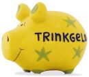 Spardose Schwein "Trinkgeld" - Keramik, klein,...