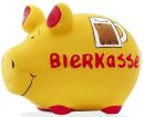 Spardose Schwein "Bierkasse" - Keramik, klein,...