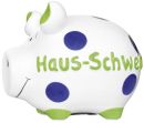 Spardose Schwein "Haus-Schwein" - Keramik,...