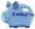 Spardose Schwein "Kleiner Prinz" - Keramik, klein, 3 St.